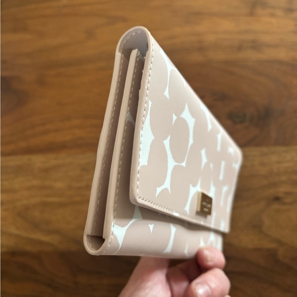 Kate Spade Putnam Drive Cyra Splodge Dot Pink Multi Large Flap Wallet - Picture 6 of 10